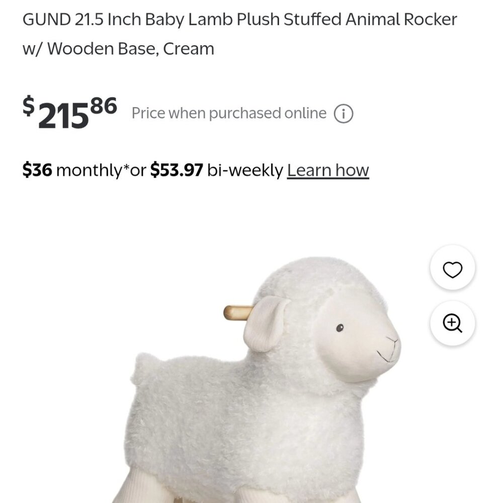 Rocking lamb
